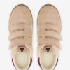 Beth lage sneakers van suède en leer
