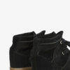 Bobby suède kalfsleren sneakers met sleehak