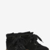 Bobby suède kalfsleren sneakers met sleehak