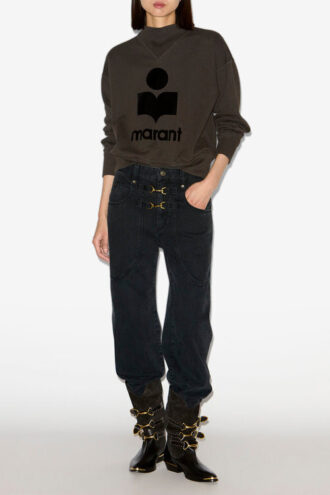 Brinley High-Rise Denim Broek