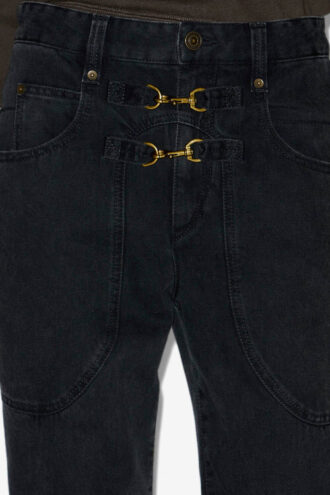 Brinley High-Rise Denim Broek