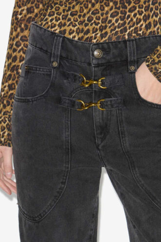 Brinley High-Rise Denim Broek