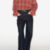 Bruna geruite blouse