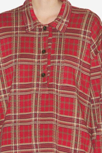 Bruna geruite blouse