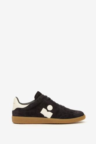 Bryce lage sneakers van suède kalfsleer