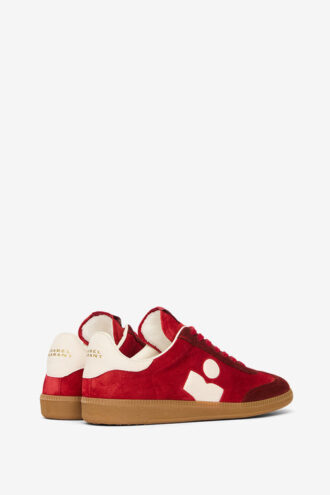 Bryce lage suède leren sneakers