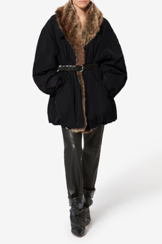 Cardine Parka met voering van imitatiebont