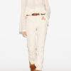 Carolia geplooide crêpe blouse