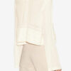 Carolia geplooide crêpe blouse