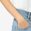 Casablanca Goudkleurige messing kettingarmband
