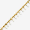Casablanca Goudkleurige messing kettingarmband