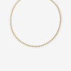 Casablanca ketting van messing met gouden afwerking