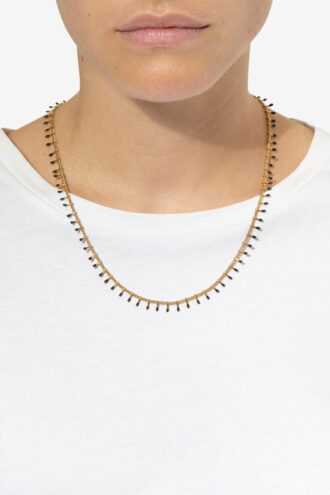 Casablanca ketting van messing met gouden afwerking