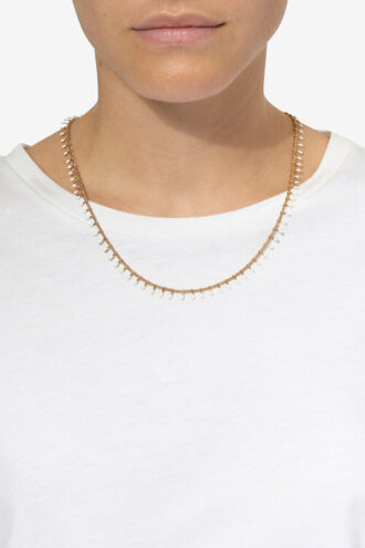 Casablanca ketting van messing met gouden afwerking