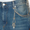 Cassy dubbele messing sleutelhanger Cassy dubbele messing sleutelhanger