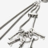 Cassy dubbele messing sleutelhanger Cassy dubbele messing sleutelhanger