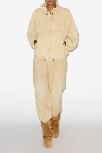 Catalia vloeiende chambray broek