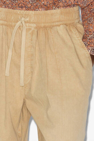 Catalia vloeiende chambray broek