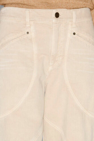 Catarina denim jeans met gestikte details