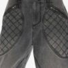 Catarina denim jeans met gewatteerde details
