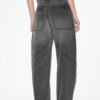Catarina denim jeans met gewatteerde details