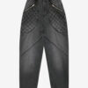 Catarina denim jeans met gewatteerde details
