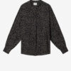 Catchell soepelvallende blouse met origami-print