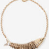 Choker ketting in de vorm van een riviervis Choker ketting in de vorm van een riviervis