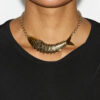 Choker ketting in de vorm van een riviervis Choker ketting in de vorm van een riviervis