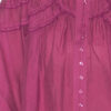 Christa katoenen blouse met plooien Christa katoenen blouse met plooien