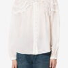 Christa katoenen blouse met plooien