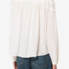 Christa katoenen blouse met plooien