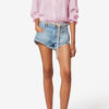 Christa katoenen voile blouse met ruches