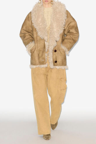 Clea Faux Shearling jas