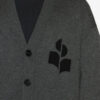 Curtis Wollen en katoenen vest met logo