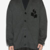 Curtis Wollen en katoenen vest met logo