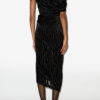Cyane asymmetrische jurk met print