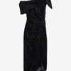 Cyane asymmetrische jurk met print