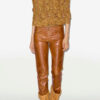 Cyerra leren broek met veters