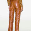 Cyerra leren broek met veters