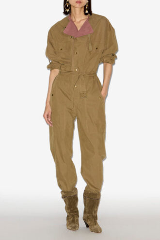 Dahona tweekleurige jumpsuit van fris katoen