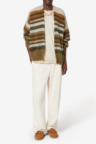 Danah Gestreepte mohair vest