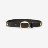 Dara leren en metalen riem