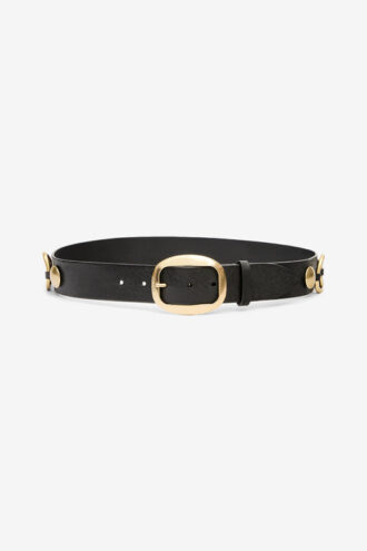 Dara leren en metalen riem