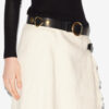 Dara leren en metalen riem
