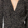 Daylia vloeiende jurk met origamiprint