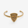 Dees armband van messing en steen