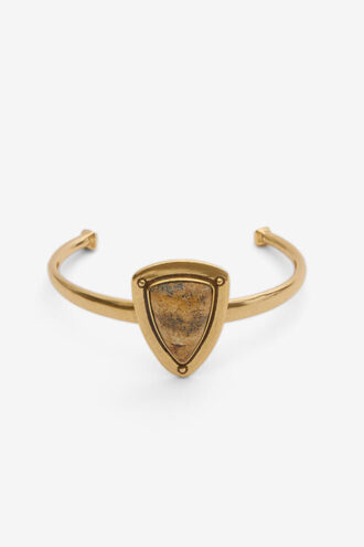 Dees armband van messing en steen