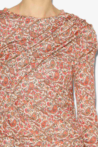 Denise korte gedrapeerde jersey jurk