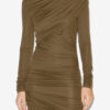 Denise korte gedrapeerde jersey jurk